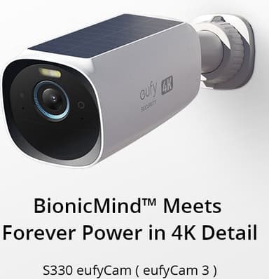 Eufy eufyCam 3 säkerhetskamera (tillägg)