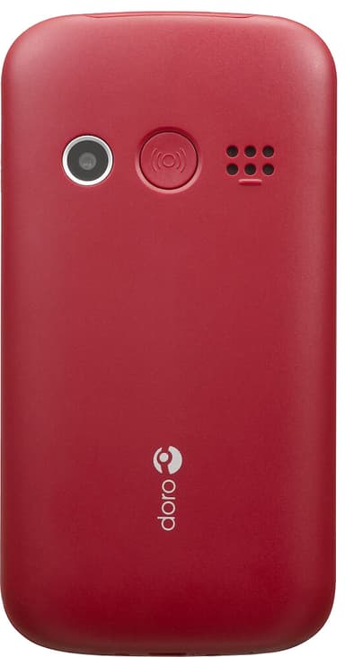 Doro 1385 mobiltelefon (röd) - Enbart 2G