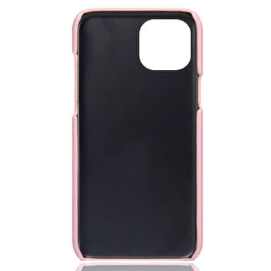 SKALO iPhone 14 Plus PU-Läder Korthållare Skal - Roséguld