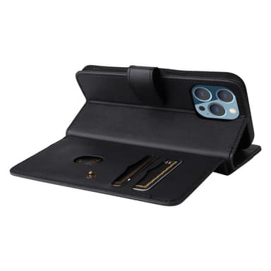 SKALO iPhone 14 Pro Max 10-FACK Plånboksfodral - Svart