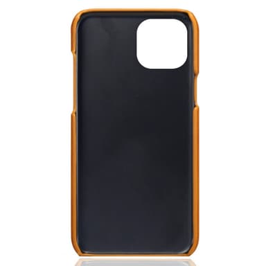 SKALO iPhone 14 Plus PU-Läder Korthållare Skal - Ljusbrun