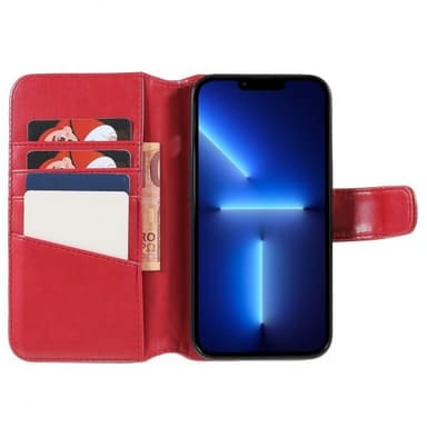 Nordic Covers iPhone 14 Pro Max Fodral Essential Leather Poppy Red