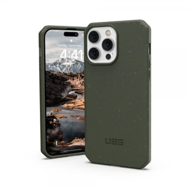 Urban Armor Gear (UAG) iPhone 14 Pro Max Skal Outback Biodegradable Cover Olive