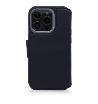 Decoded iPhone 14 Pro Fodral Leather Detachable Wallet Navy
