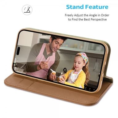 DUX DUCIS iPhone 14 Pro Fodral Hivo Series Brun