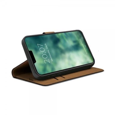 XQISIT iPhone 14 Fodral Slim Wallet Selection Svart
