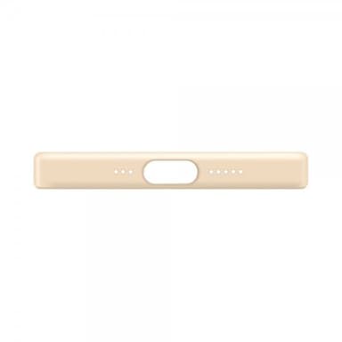 XQISIT iPhone 14 Pro Max Skal Silicone Case Sand