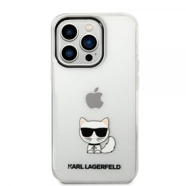 Karl Lagerfeld iPhone 14 Pro Max Skal Printed Choupette Transparent