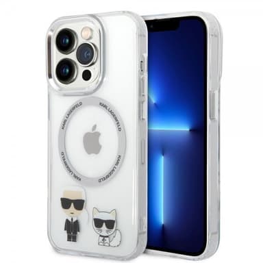 Karl Lagerfeld iPhone 14 Pro Max Skal Karl & Choupette MagSafe Transparent