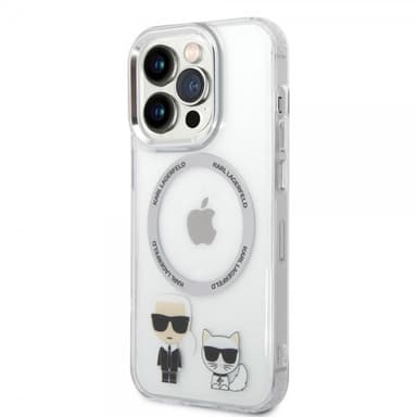 Karl Lagerfeld iPhone 14 Pro Max Skal Karl & Choupette MagSafe Transparent