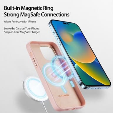 DUX DUCIS iPhone 14 Pro Max Skal Grit Series MagSafe Rosa