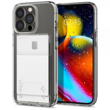 Spigen iPhone 14 Pro Skal Crystal Slot Dual Crystal Clear