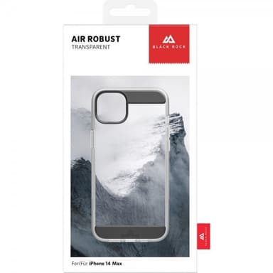Black Rock iPhone 14 Plus Skal Air Robust Case Svart Klar