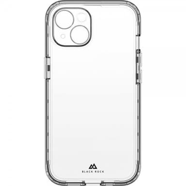 Black Rock iPhone 14 Plus Skal 360° Real Glass Case Svart Klar