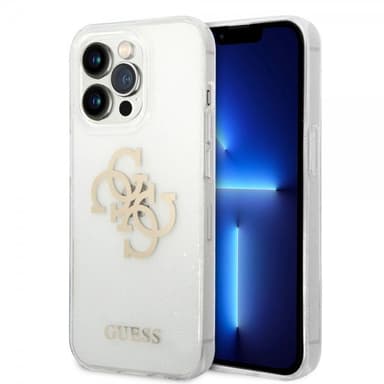 Guess iPhone 14 Pro Skal Full Glitter Transparent