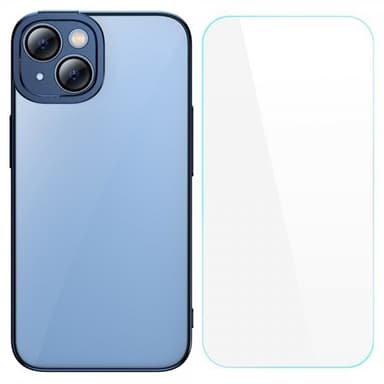 Baseus iPhone 14 Plus Skal Glitter Series Blå