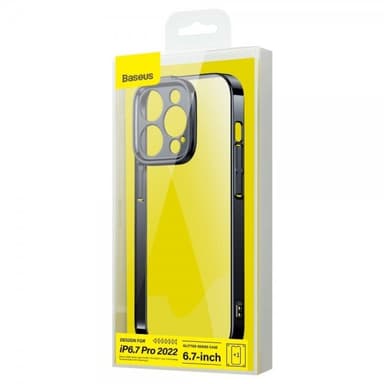 Baseus iPhone 14 Pro Max Skal Glitter Series Svart