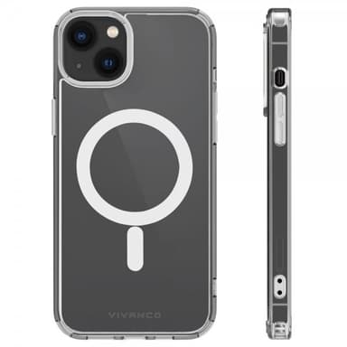 Vivanco iPhone 14 Skal Mag Steady Transparent Klar