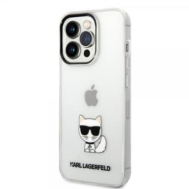Karl Lagerfeld iPhone 14 Pro Max Skal Printed Choupette Transparent