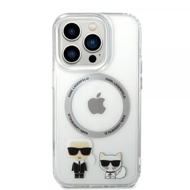 Karl Lagerfeld iPhone 14 Pro Max Skal Karl & Choupette MagSafe Transparent