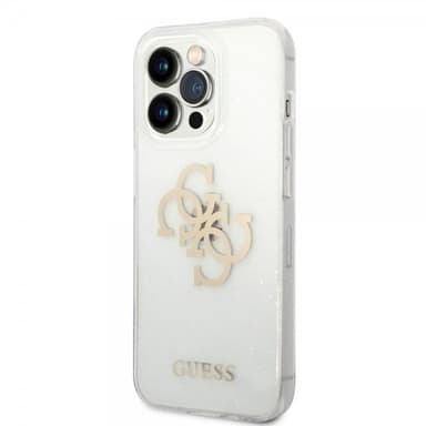 Guess iPhone 14 Pro Skal Full Glitter Transparent