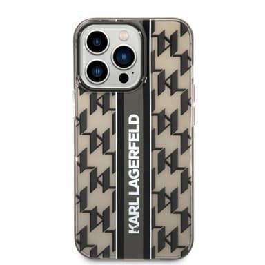 Karl Lagerfeld iPhone 14 Pro Skal Monogram Vertical Stripe Svart