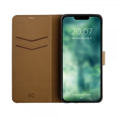 XQISIT iPhone 14 Fodral Slim Wallet Selection Svart