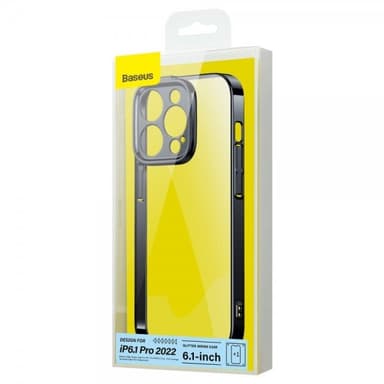 Baseus iPhone 14 Pro Skal Glitter Series Svart