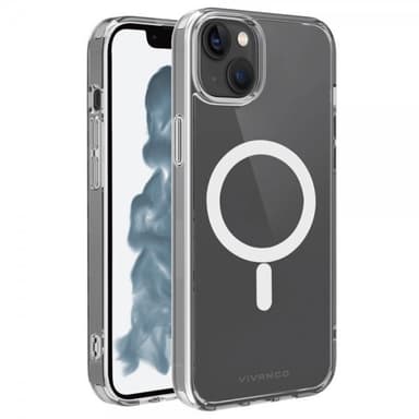 Vivanco iPhone 14 Skal Mag Steady Transparent Klar