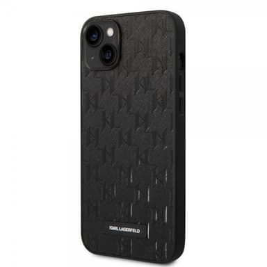 Karl Lagerfeld iPhone 14 Plus Skal Saffiano Monogram Svart