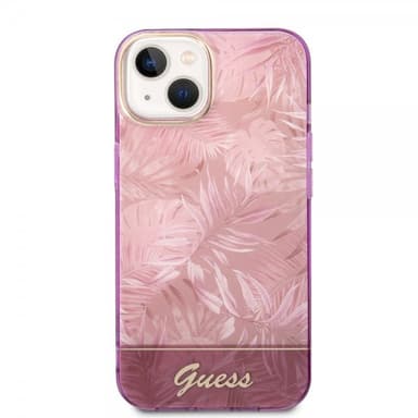 Guess iPhone 14 Skal Jungle Rosa