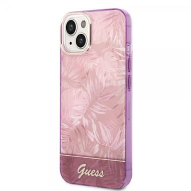 Guess iPhone 14 Skal Jungle Rosa