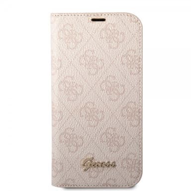Guess iPhone 14 Pro Max Fodral 4G Logo Rosa