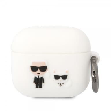 Karl Lagerfeld AirPods 3 Skal 3D Logo Vit