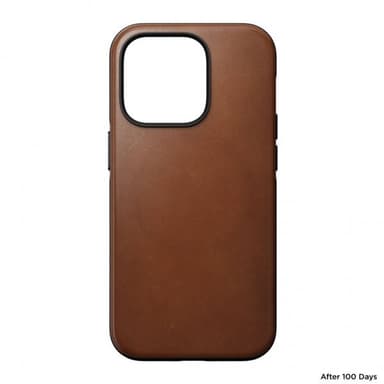NOMAD iPhone 14 Pro Skal Modern Leather Case English Tan