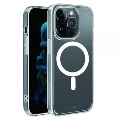 Vivanco iPhone 14 Pro Max Skal Mag Steady Transparent Klar
