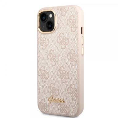 Guess iPhone 14 Plus Skal 4G Logo Rosa