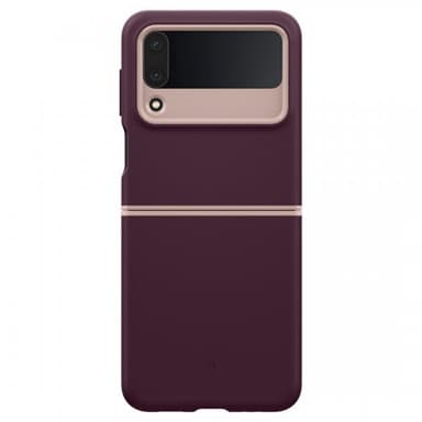 Spigen Samsung Galaxy Z Flip 4 Skal Nano Pop Burgundy Bean