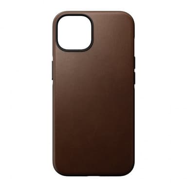 NOMAD iPhone 14 Skal Modern Leather Case Brun