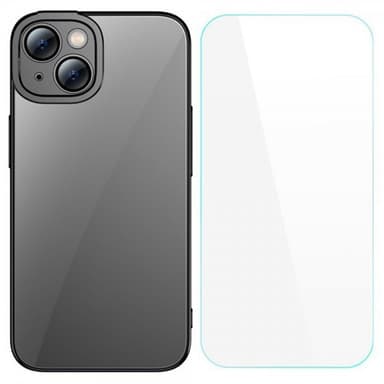 Baseus iPhone 14 Skal Glitter Series Svart