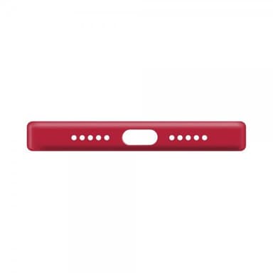 XQISIT iPhone 14 Plus Skal Silicone Case Röd