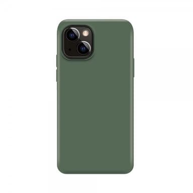 XQISIT iPhone 14 Plus Skal Silicone Case Grön