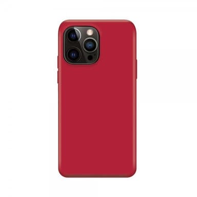 XQISIT iPhone 14 Pro Max Skal Silicone Case Röd