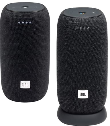 JBL Link Portable Duo trådlösa högtalare med laddningsstation (svart)