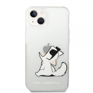 Karl Lagerfeld iPhone 14 Plus Skal Fun Choupette Transparent