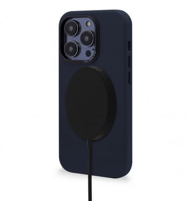 Decoded iPhone 14 Pro Max Skal Leather Backcover Navy