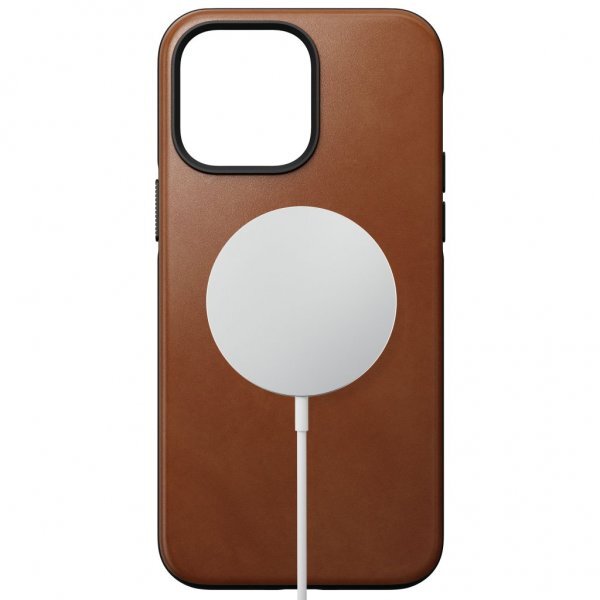 NOMAD iPhone 14 Pro Max Skal Modern Leather Case English Tan