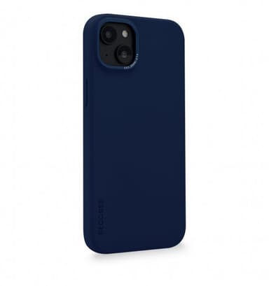 Decoded iPhone 14 Plus Skal Silicone Backcover Navy Peony