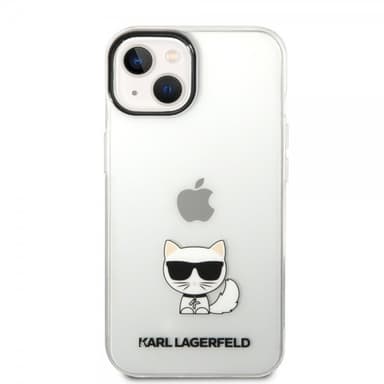 Karl Lagerfeld iPhone 14 Skal Printed Choupette Transparent
