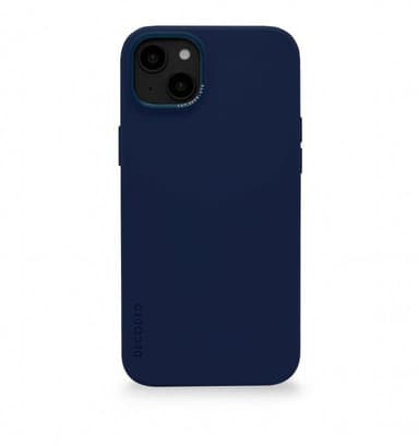 Decoded iPhone 14 Plus Skal Silicone Backcover Navy Peony